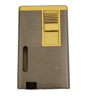 Black Martin Tek Torch Pürmüz Turkuaz-Gold Metal Puro Çakmağı