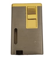 Black Martin Tek Torch Pürmüz Turkuaz-Gold Metal Puro Çakmağı