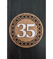 Kenar Rattan Model Daire, Otel ve Apartman Kapı Numarası