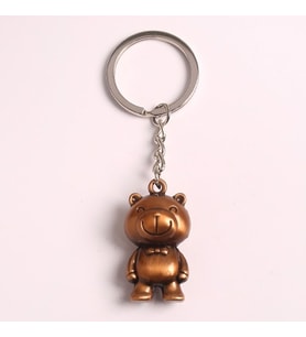 TEDDY TASARIMLI BRONZ METAL ANAHTARLIK-ANAH656