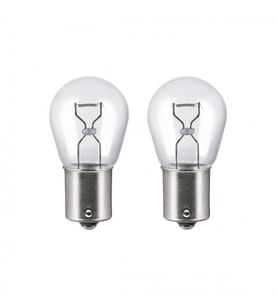 Super Light BA15D 94 S25 21W 12V Halojen Fren Sinyal Ampulü Çift Duy 2 Adet Sarı