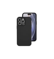 Apple iPhone 16 Pro Kılıf Nano içi Kadife Silikon - Siyah