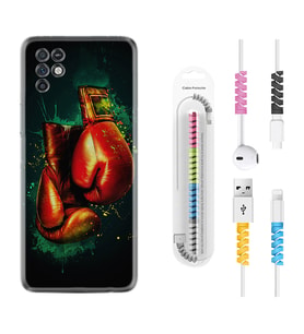 INFINIX Note 11 Pro Note 10 Hot 9 Play Kılıf Kablo Koruma Spiral Silikon Boks Eldiveni 1763