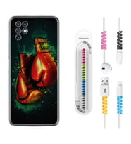 INFINIX Note 11 Pro Note 10 Hot 9 Play Kılıf Kablo Koruma Spiral Silikon Boks Eldiveni 1763