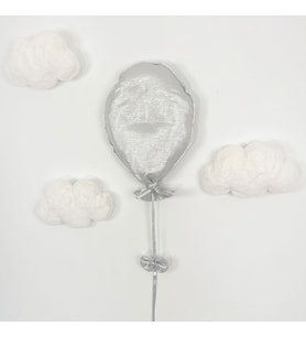 Pamuka Gümüş Balon Duvar Dekoru