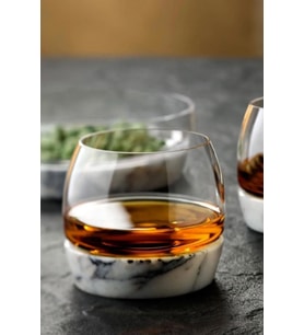 Paşabahçe Nude Chill Mermer Altlıklı Kristal Viski Bardagı 1 Adet 1116671 22334