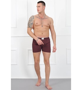 Erkek Penye Boxer Kiremit
