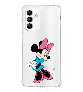 Samsung Galaxy A04s  Köşe Korumalı Antişok Kapak Minnie Mouse Tasarımlı Şeffaf  Kılıf