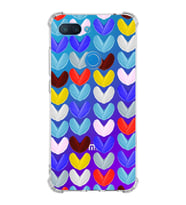 PrintiFy Xiaomi Mi 8 Lite Uyumlu Water Color 1 Baskılı Şeffaf Köşe Korumalı Antişok Kılıf