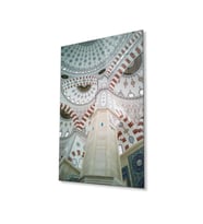 Cami Motif Dini Duvar Dekoru Cam Tablo 4mm Dayanıklı Temperli Cam (Çok Renkli)
