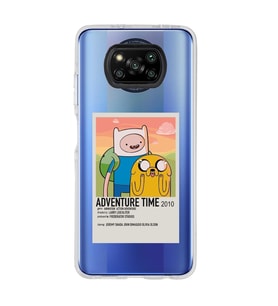 Poco X3 Pro / X3 NFC Uyumlu Adventure Time Tasarımlı Şeffaf Telefon Kılıfı