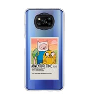 Poco X3 Pro / X3 NFC Uyumlu Adventure Time Tasarımlı Şeffaf Telefon Kılıfı