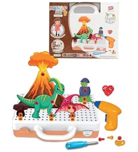 Birlik Oyuncak Eğitici Matkap Seti Dinozorlar 3D Stem Creative