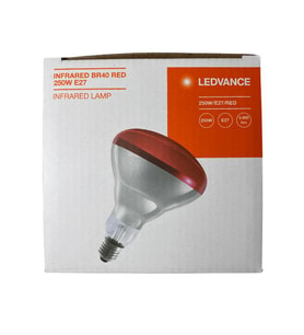 Osram Ledvance 250w Infrared Ampul Br40 E27 Isıtıcılı Lamba Kırmızı Işık (8 Adet)