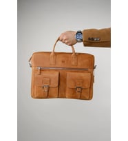 Loreen 2230 %100 Hakiki Deri Laptop Çantası (Camel)