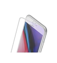 Apple iPhone SE 2022 Uyumlu Zore Anti-Dust Glass Temperli Ekran Koruyucu (Beyaz)