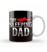 The Sleeping Dad Papa Father Daddy Poppa Stepdad Husband Kupa Bardak Porselen