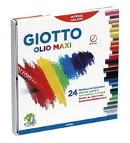 GIOTTO OLIO MAXI YAĞLI PASTEL BOYA (SİLİNDİR) 24'LÜ
