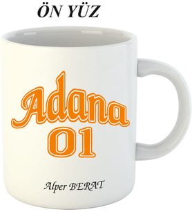 Kişiye Özel Hediyelik Adana 01 Kupa Bardak