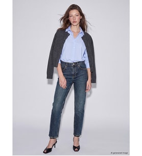 LCW Jeans İndigo Petite Slim Fit Kadın Jean Pantolon