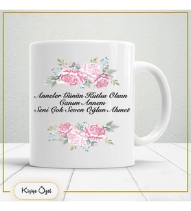 Kişiye özel Annelere Özel Hediye Çay Kahve Kupa Bardak-anne11
