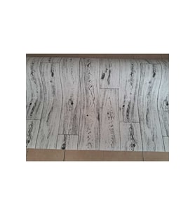 PARKE DESENLİ 50 cm x 150 cm KEÇELİ MUŞAMBA Beyaz Zemin Döşemesi Soba Altı