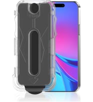 Apple ile uyumlu iPhone 16 Pro Max Kolay Uygulama Aparatlı 5D Magic Privacy Glass Hayalet Cam Ekran Şeffaf