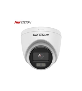 HIKVISION DS-2CD1327G0-LUF 2Mpix, 2,8mm Lens, H265+, 30Mt Gece Görüşü, Dahili Mikrofon, Color Vu Lite, Full Time Color, Dome IP Kamera