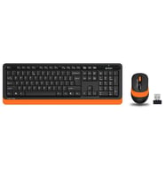 A4 TECH FG1010 Kablosuz Q Trk Optic Mouse Siyah/Turuncu Multimedya Klavye - Mouse Set