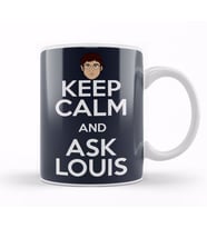 Keep Calm And Ask Louis Theroux Kupa Bardak Porselen