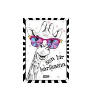 Havalı Unicorn Defter - Çılgın Defterler
