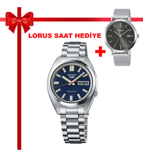 SRPK87K Seiko 5 Sports Otomatik Erkek Kol Saati + Lorus Saat Hediyesi