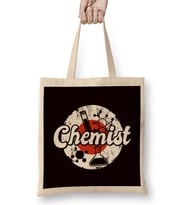 Chemist Japan Flag Laboratory Chemistry Pharmacist Lab Tech Bez Çanta Uzun Saplı