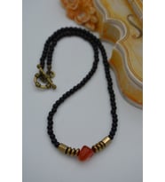 STONEAGE ONİKS HEMATİT VE AGATE TAŞLI KOLE
