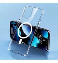 Coverzone iPhone 14 Plus ile uyumlu K?l?f ?effaf, Wireless Magsafe ile uyumlu Silikon Toz ve Kirden Koruyan Kapak iPhone 14 Plus ile uyumlu K?l?f, ?effaf