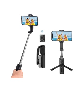 El Gimbal Sabitleyici ve Tripod ile Akıllı Telefonlar İçin Stabil Çubuk