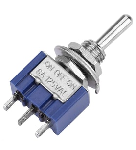 Ayt IC-140 On Off On Ø6mm MTS-103 3 Pin Toggle Switch Aç Kapa Buton 3 Kademe