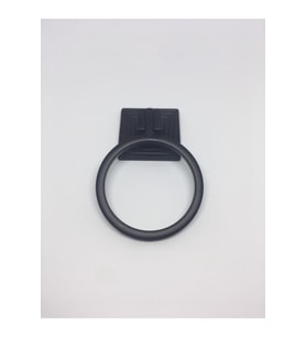 Siyah Kare Tablo, 4x4cm, 60mm halka ile şık dekorasyon seçeneği