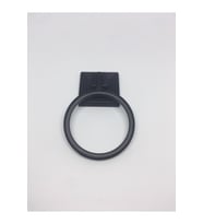 Siyah Kare Tablo, 4x4cm, 60mm halka ile şık dekorasyon seçeneği