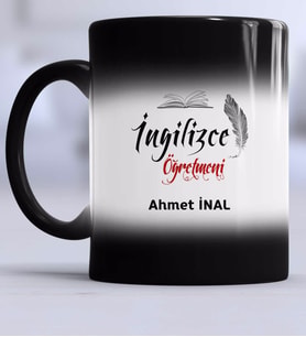 İngilizce Öğretmeni Kupa Bardak Sihirli
