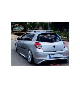 RENAULT CLİO 3 MAKYAJLI KASA CUSTOM ARKA TAMPON EKİ FİBER BOYASIZ