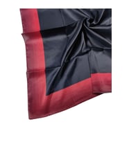 Mısırlı Eşarpları Emprime Kristal Sport Polyester Eşarp (Siyah-Kırmızı)