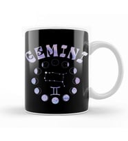 Zodiac Sign Gemini Kupa Bardak Porselen