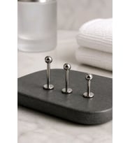 Monalisa Home Çelik Renk 12mm Tragus Pirsıng