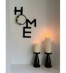 El Yapımı 2"li Şamdan Home Duvar Aksesuar