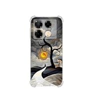 PrintiFy İnfinix Note40pro ile Uyumlu Simya Serisi Sarmal Yolculuk Tasarımlı Uv Baskılı Köşe Korumalı Antişok Kılıf