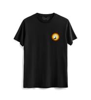 Sun Dijital Baskılı  Siyah Tshirt