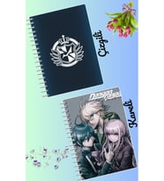 Danganronpa defter seti 2 adet A4 boyutu 21*30 çizgili + kareli 60 syf