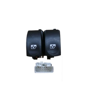 RENAULT MEGANE 2 2003-2008 SOL ÇİFTLİ CAM ANAHTARI BEYAZ SOKETLİ