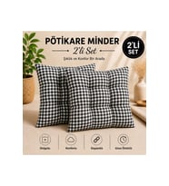 Pötikare Desen 2'li Minder 40x40 cm